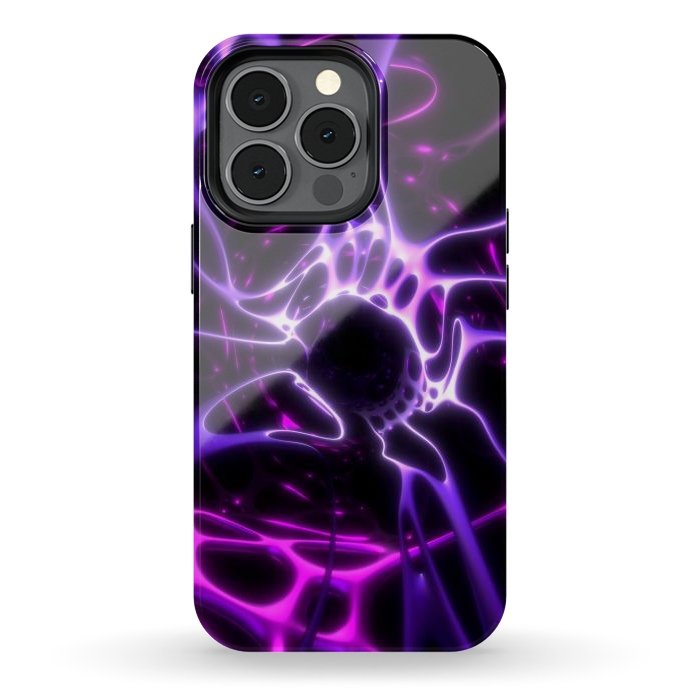 iPhone 13 pro StrongFit Purple web by JohnnyVillas