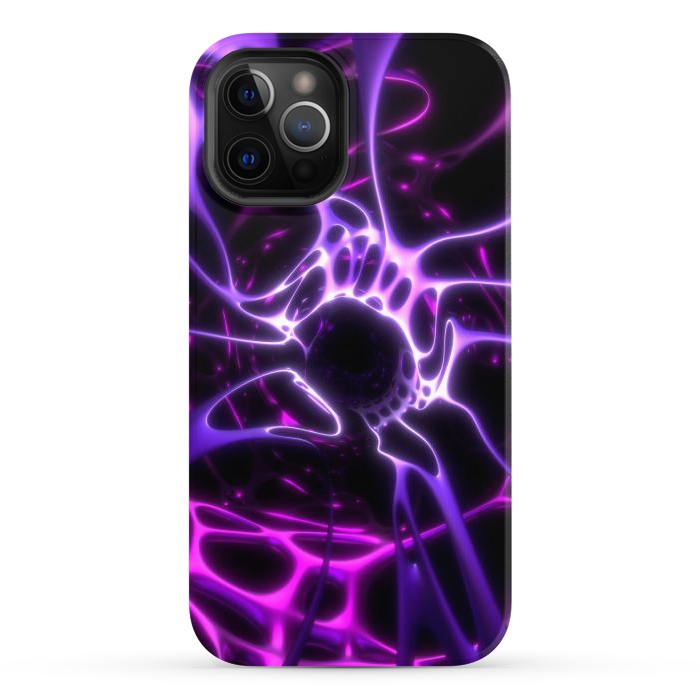 iPhone 12 Pro Max StrongFit Purple web by JohnnyVillas