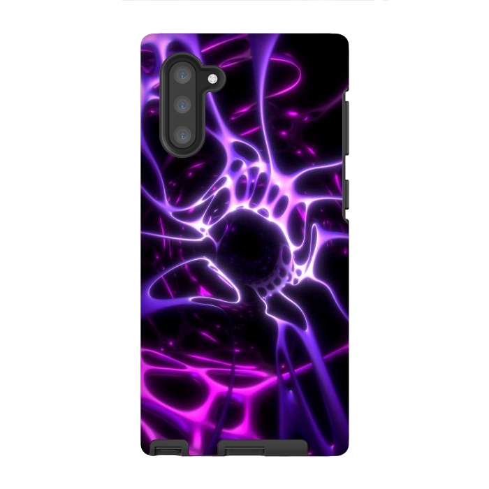 Galaxy Note 10 StrongFit Purple web by JohnnyVillas