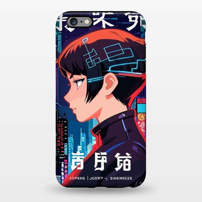 iPhone 6/6s plus StrongFit Cyberpunk Japanese City by LM2Kone