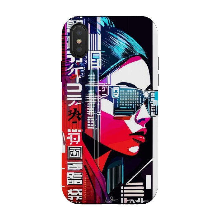 iPhone Xs / X StrongFit Modern Japan Woman by LM2Kone