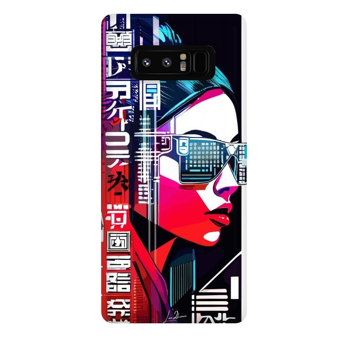 Galaxy Note 8 StrongFit Modern Japan Woman by LM2Kone