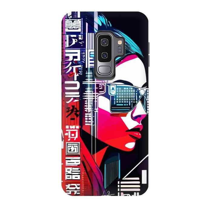 Galaxy S9 plus StrongFit Modern Japan Woman by LM2Kone