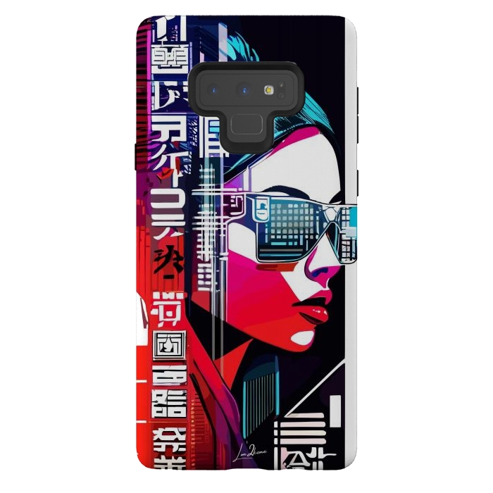 Galaxy Note 9 StrongFit Modern Japan Woman by LM2Kone