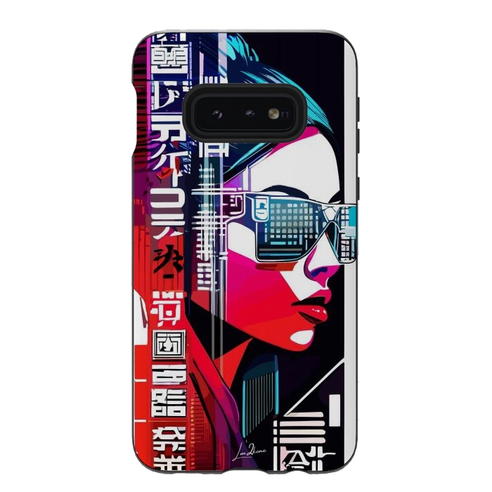 Galaxy S10e StrongFit Modern Japan Woman by LM2Kone