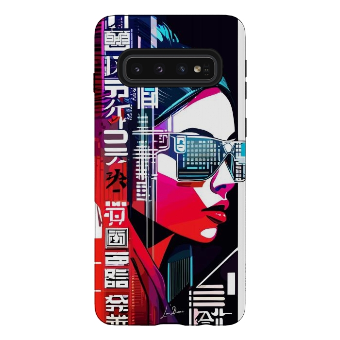 Galaxy S10 StrongFit Modern Japan Woman by LM2Kone