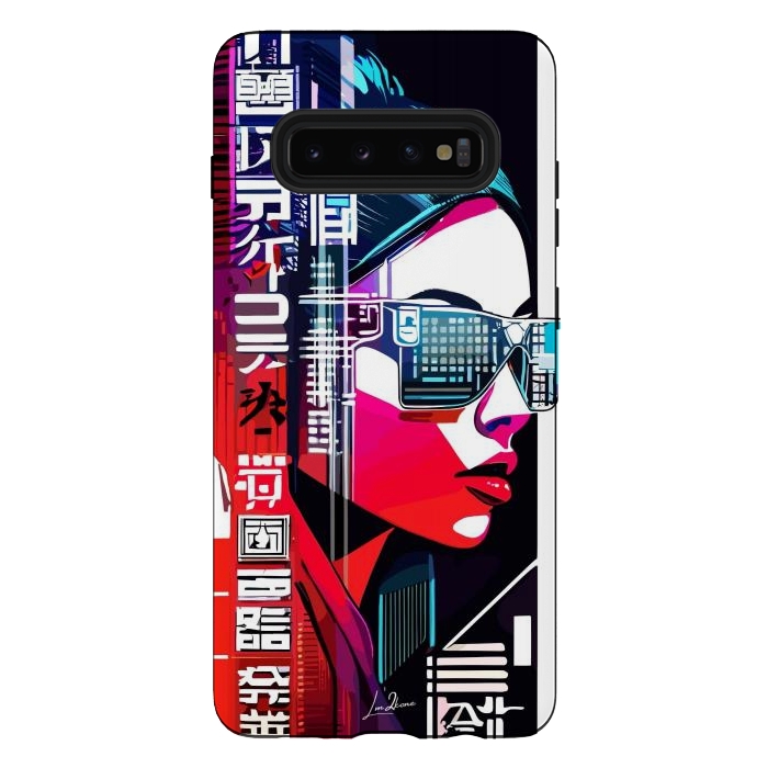 Galaxy S10 plus StrongFit Modern Japan Woman by LM2Kone