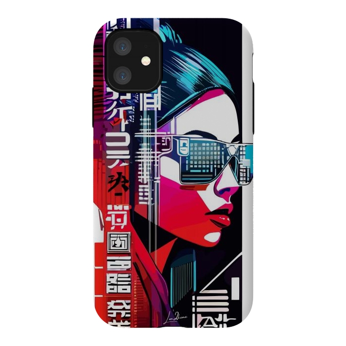 iPhone 11 StrongFit Modern Japan Woman by LM2Kone