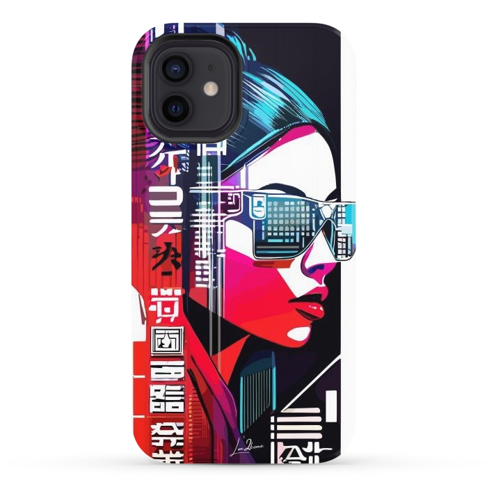 iPhone 12 StrongFit Modern Japan Woman by LM2Kone