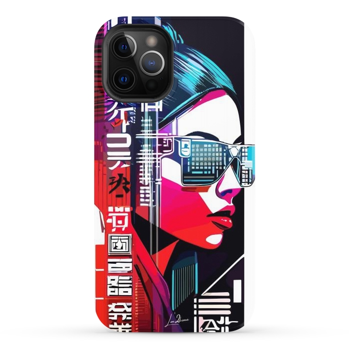 iPhone 12 Pro StrongFit Modern Japan Woman by LM2Kone