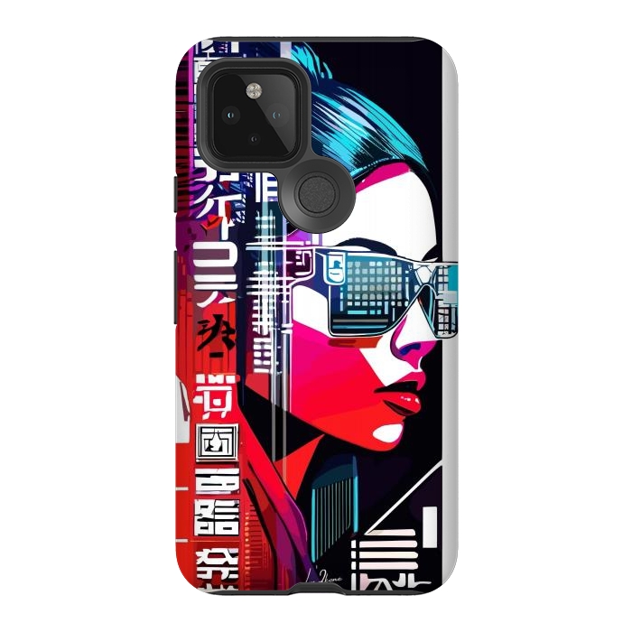 Pixel 5 StrongFit Modern Japan Woman by LM2Kone