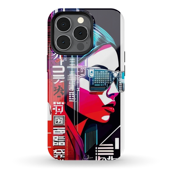 iPhone 13 pro StrongFit Modern Japan Woman by LM2Kone