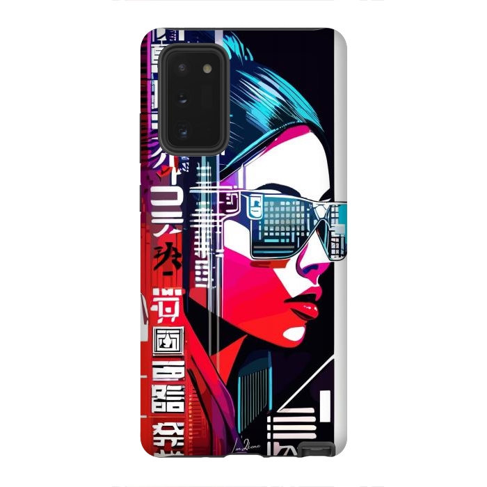 Galaxy Note 20 StrongFit Modern Japan Woman by LM2Kone