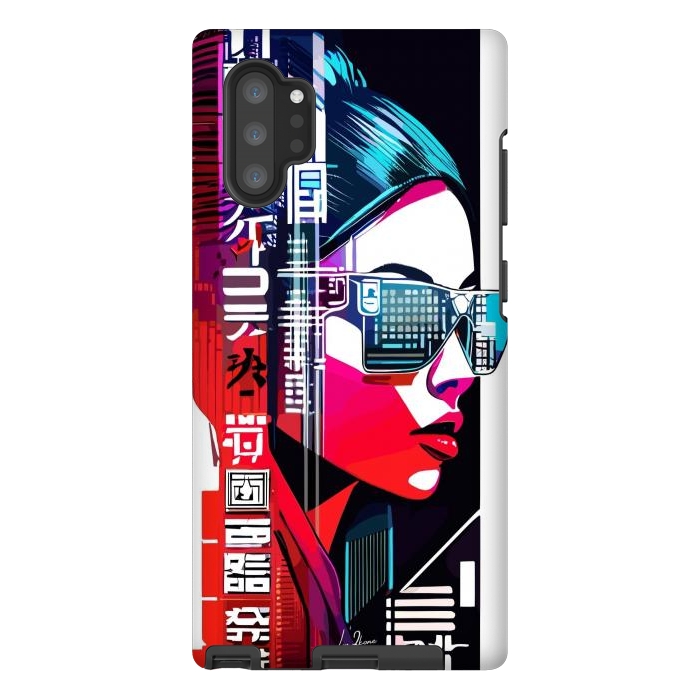 Galaxy Note 10 plus StrongFit Modern Japan Woman by LM2Kone