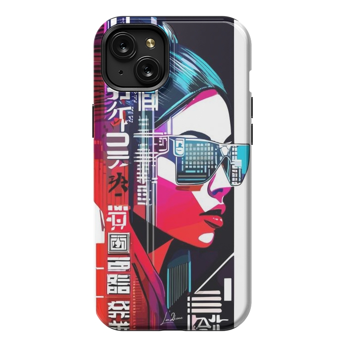 iPhone 15 Plus StrongFit Modern Japan Woman by LM2Kone