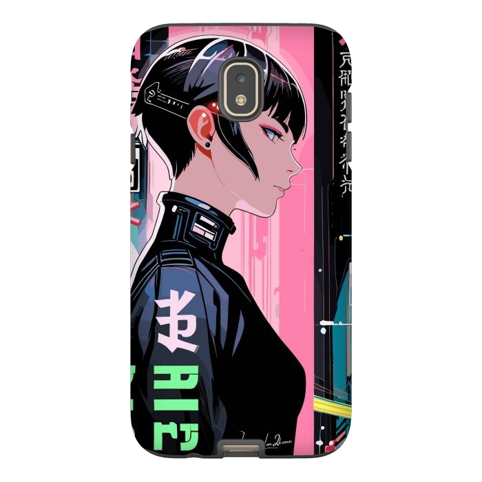 Galaxy J7 StrongFit Cyberpunk Pop Girl by LM2Kone