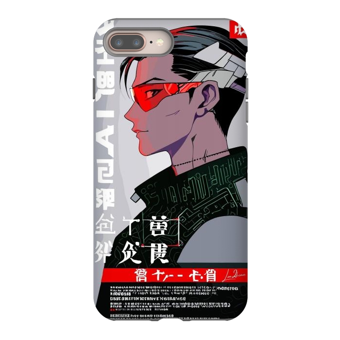 iPhone 7 plus StrongFit Japan Gaming Cyberpunk by LM2Kone