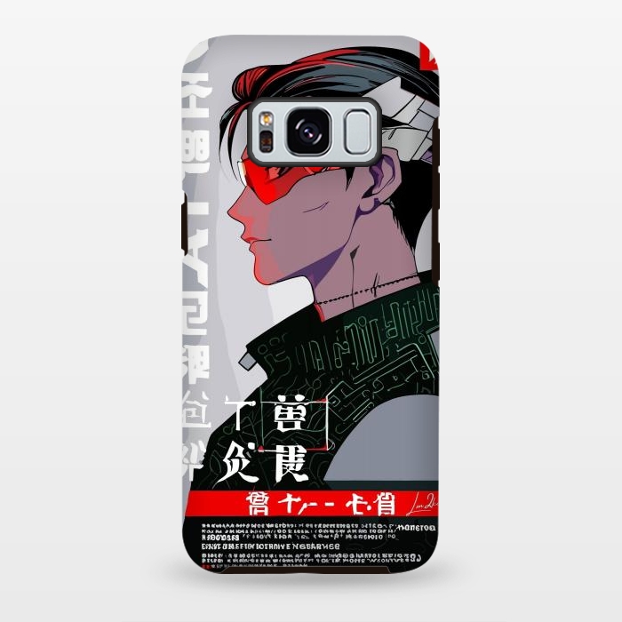 Galaxy S8 plus StrongFit Japan Gaming Cyberpunk by LM2Kone