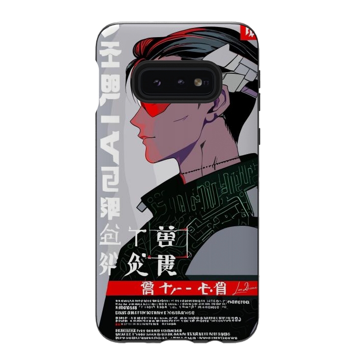 Galaxy S10e StrongFit Japan Gaming Cyberpunk by LM2Kone