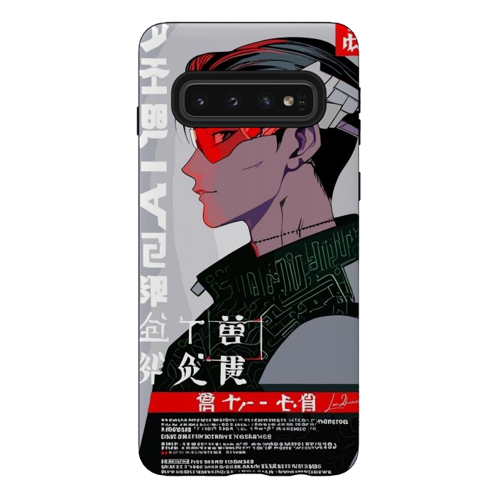 Galaxy S10 StrongFit Japan Gaming Cyberpunk by LM2Kone