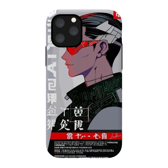 iPhone 11 Pro StrongFit Japan Gaming Cyberpunk by LM2Kone