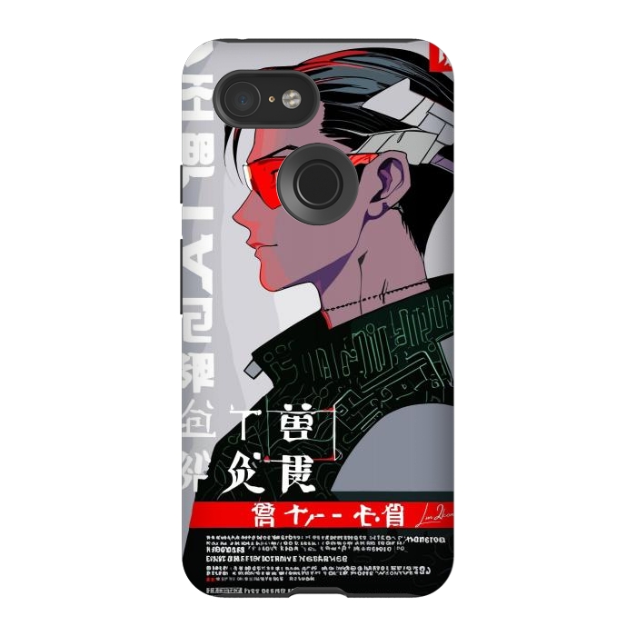 Pixel 3 StrongFit Japan Gaming Cyberpunk by LM2Kone