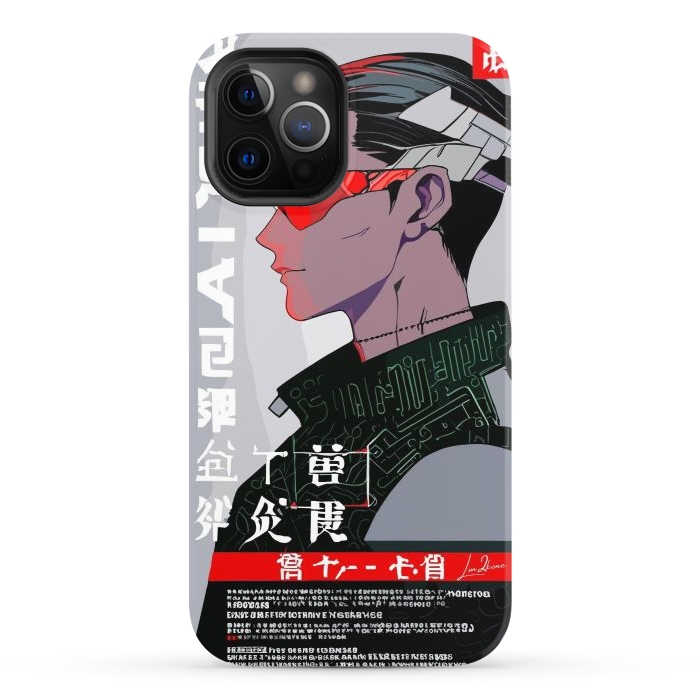 iPhone 12 Pro StrongFit Japan Gaming Cyberpunk by LM2Kone