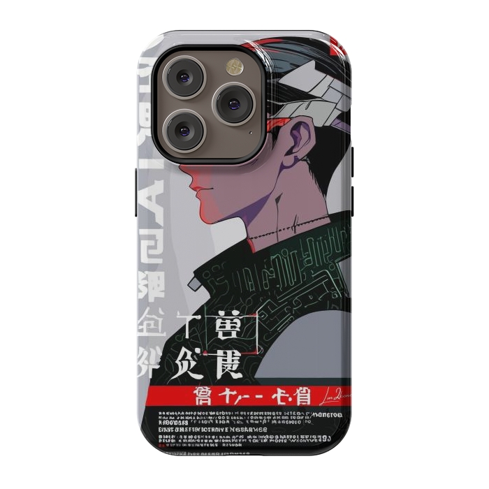 iPhone 14 Pro StrongFit Japan Gaming Cyberpunk by LM2Kone