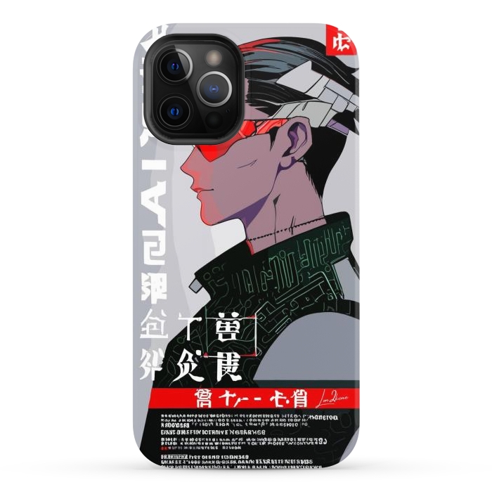 iPhone 12 Pro Max StrongFit Japan Gaming Cyberpunk by LM2Kone