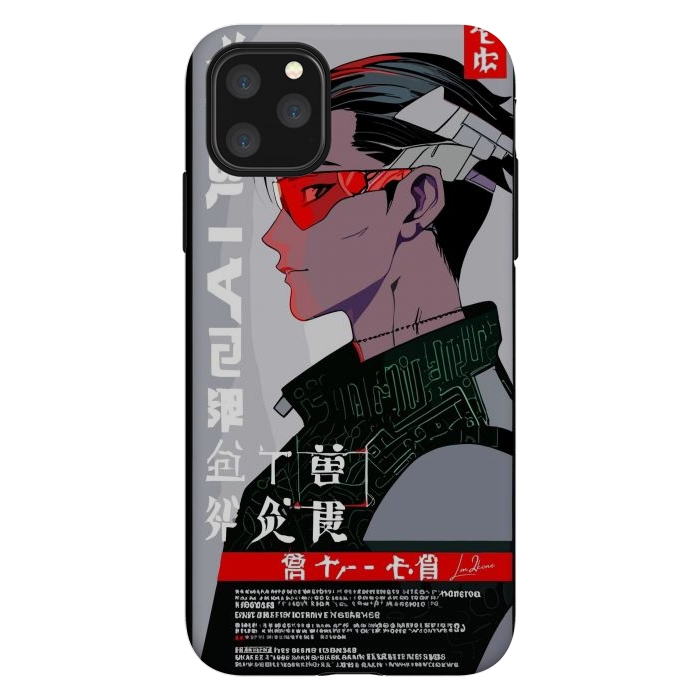 iPhone 11 Pro Max StrongFit Japan Gaming Cyberpunk by LM2Kone