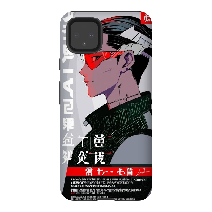 Pixel 4XL StrongFit Japan Gaming Cyberpunk by LM2Kone