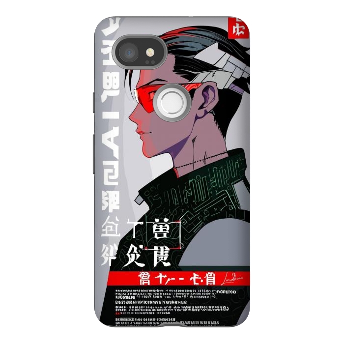 Pixel 2XL StrongFit Japan Gaming Cyberpunk by LM2Kone