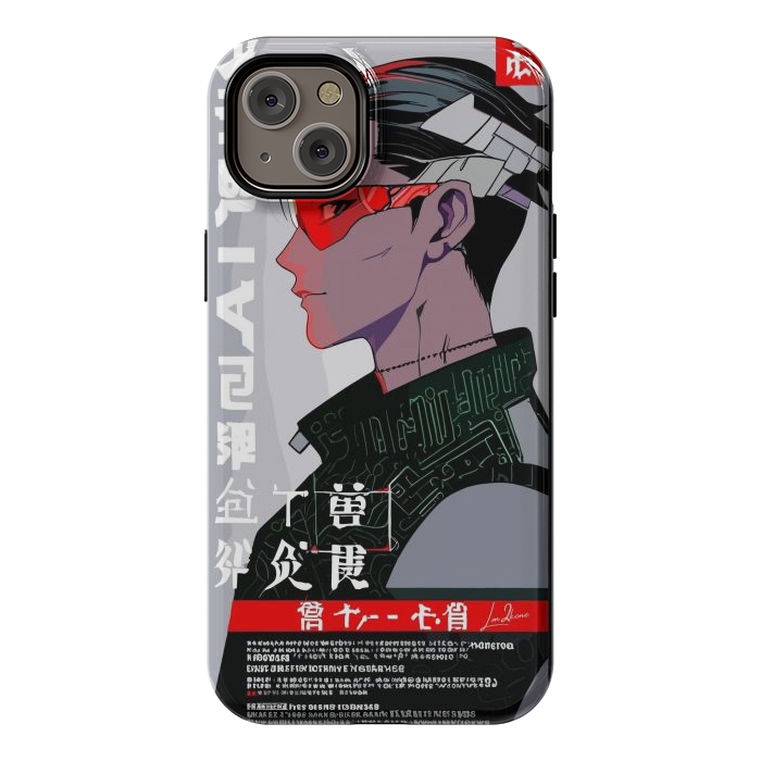 iPhone 14 Plus StrongFit Japan Gaming Cyberpunk by LM2Kone