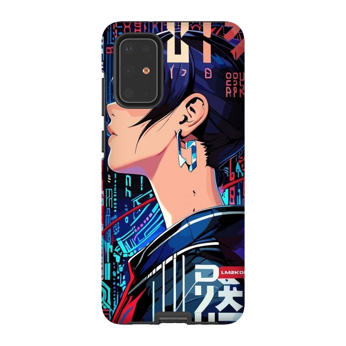 Galaxy S20 Plus StrongFit Pop Art Cyberpunk Girl by LM2Kone