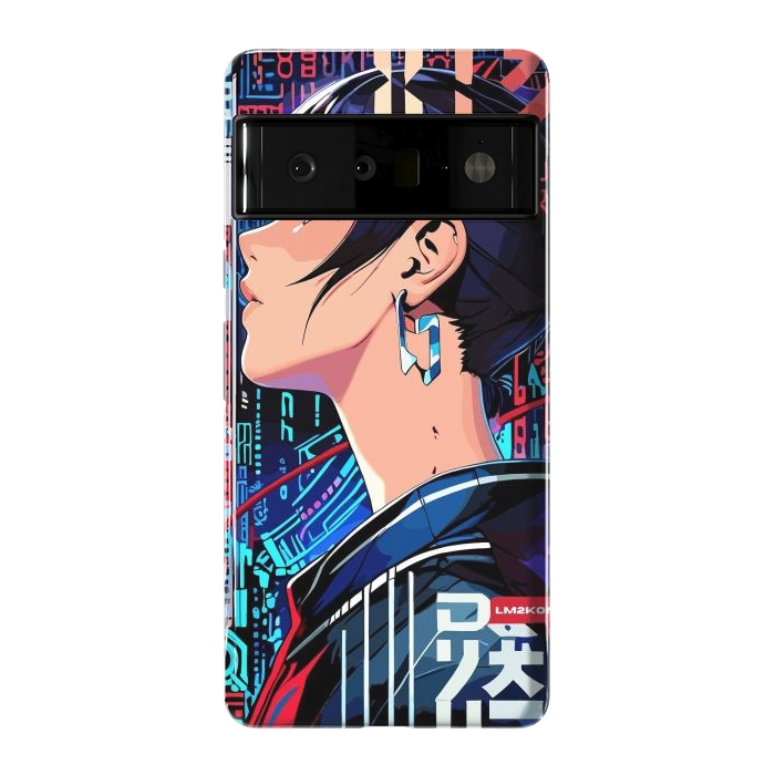 Pixel 6 Pro StrongFit Pop Art Cyberpunk Girl by LM2Kone