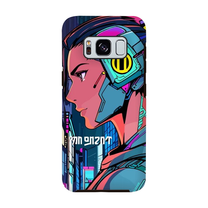 Galaxy S8 StrongFit Pop Cyberpunk Neon by LM2Kone