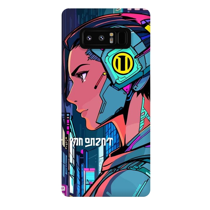 Galaxy Note 8 StrongFit Pop Cyberpunk Neon by LM2Kone