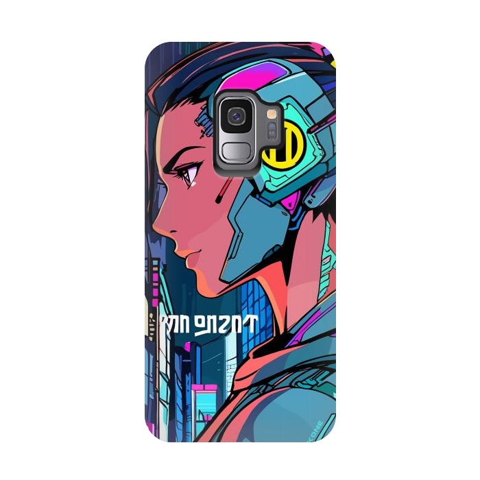 Galaxy S9 StrongFit Pop Cyberpunk Neon by LM2Kone