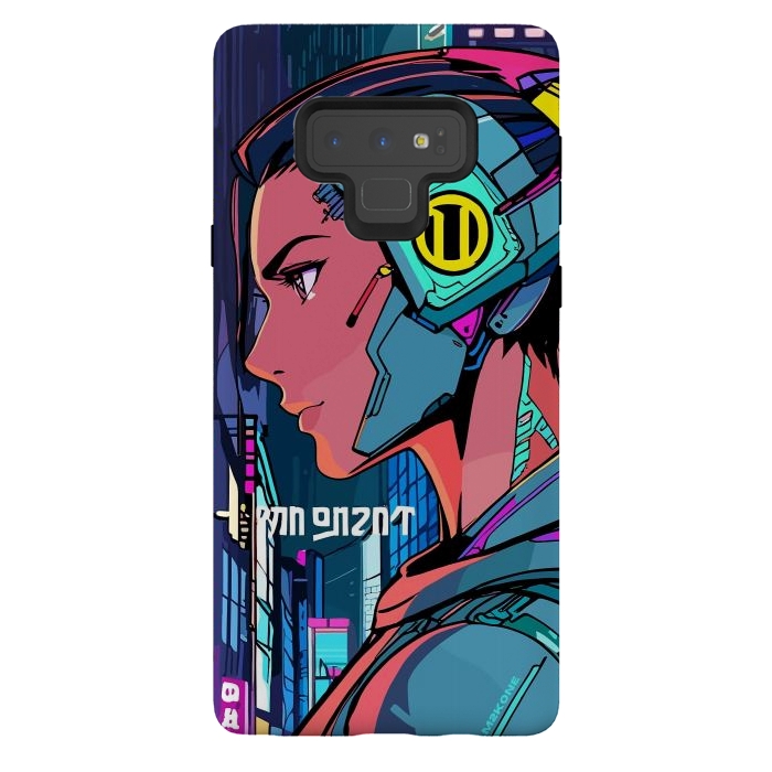 Galaxy Note 9 StrongFit Pop Cyberpunk Neon by LM2Kone