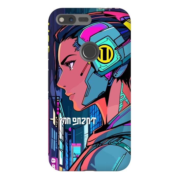 Pixel XL StrongFit Pop Cyberpunk Neon by LM2Kone