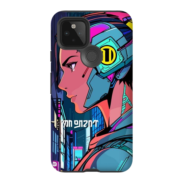 Pixel 5 StrongFit Pop Cyberpunk Neon by LM2Kone