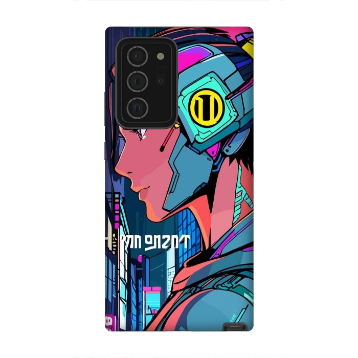 Galaxy Note 20 Ultra StrongFit Pop Cyberpunk Neon by LM2Kone