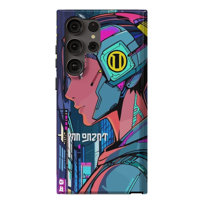 Galaxy S23 Ultra StrongFit Pop Cyberpunk Neon by LM2Kone