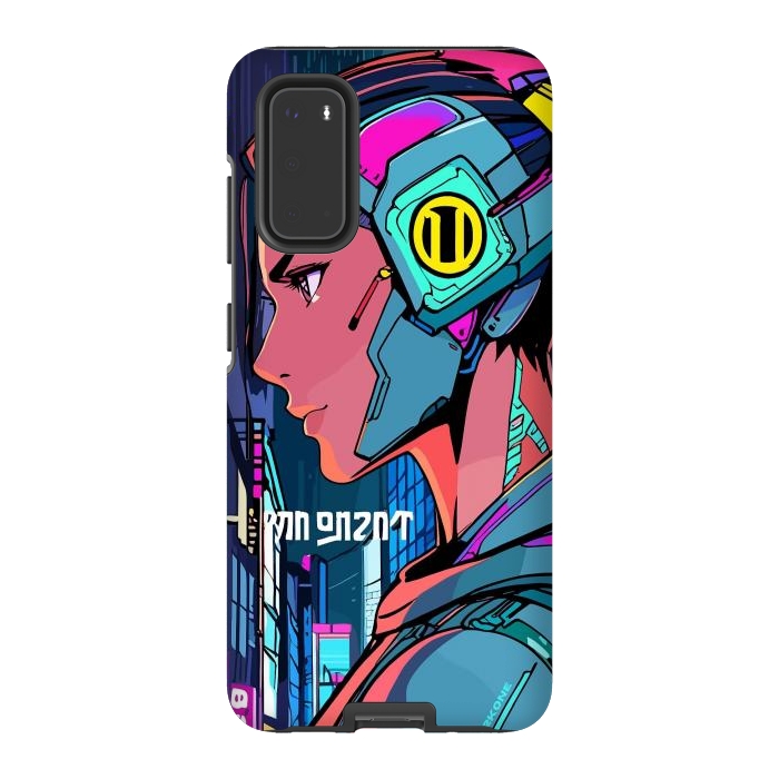 Galaxy S20 StrongFit Pop Cyberpunk Neon by LM2Kone