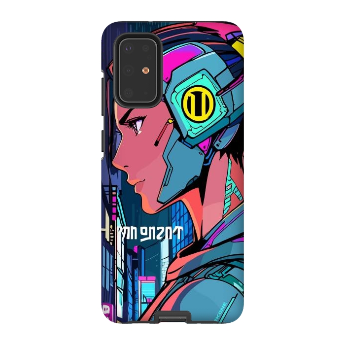 Galaxy S20 Plus StrongFit Pop Cyberpunk Neon by LM2Kone