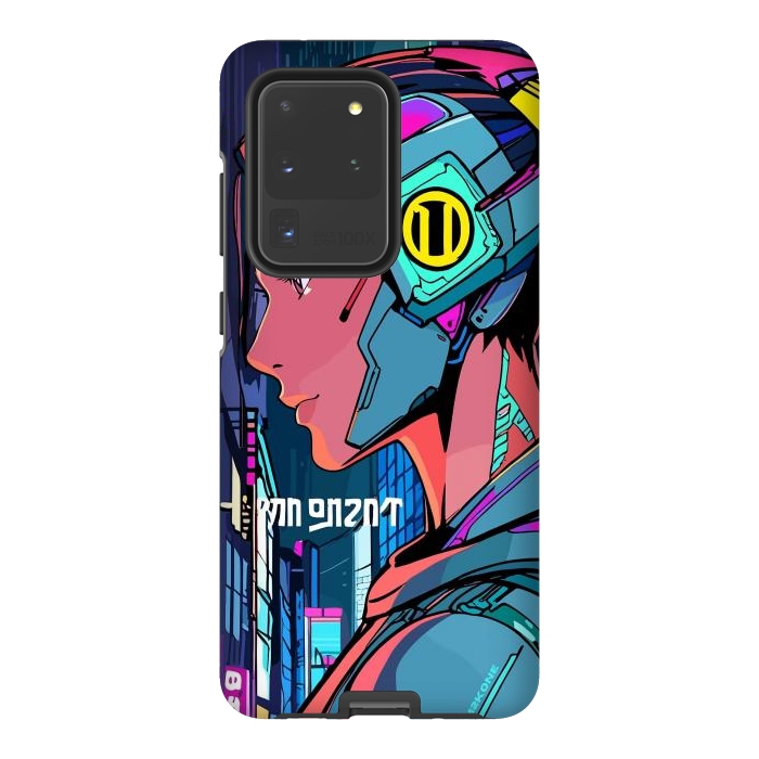 Galaxy S20 Ultra StrongFit Pop Cyberpunk Neon by LM2Kone