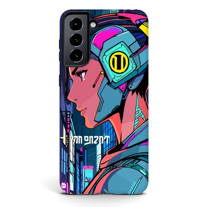 Galaxy S21 StrongFit Pop Cyberpunk Neon by LM2Kone