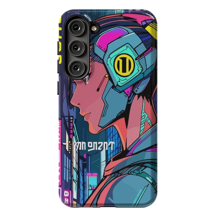 Galaxy S23 Plus StrongFit Pop Cyberpunk Neon by LM2Kone