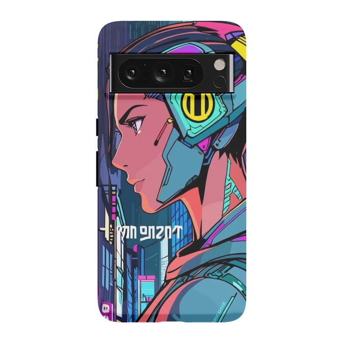 Pixel 8 Pro StrongFit Pop Cyberpunk Neon by LM2Kone