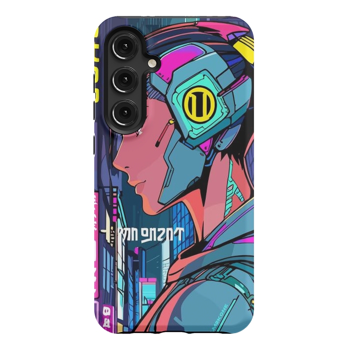 Galaxy S24 Plus StrongFit Pop Cyberpunk Neon by LM2Kone